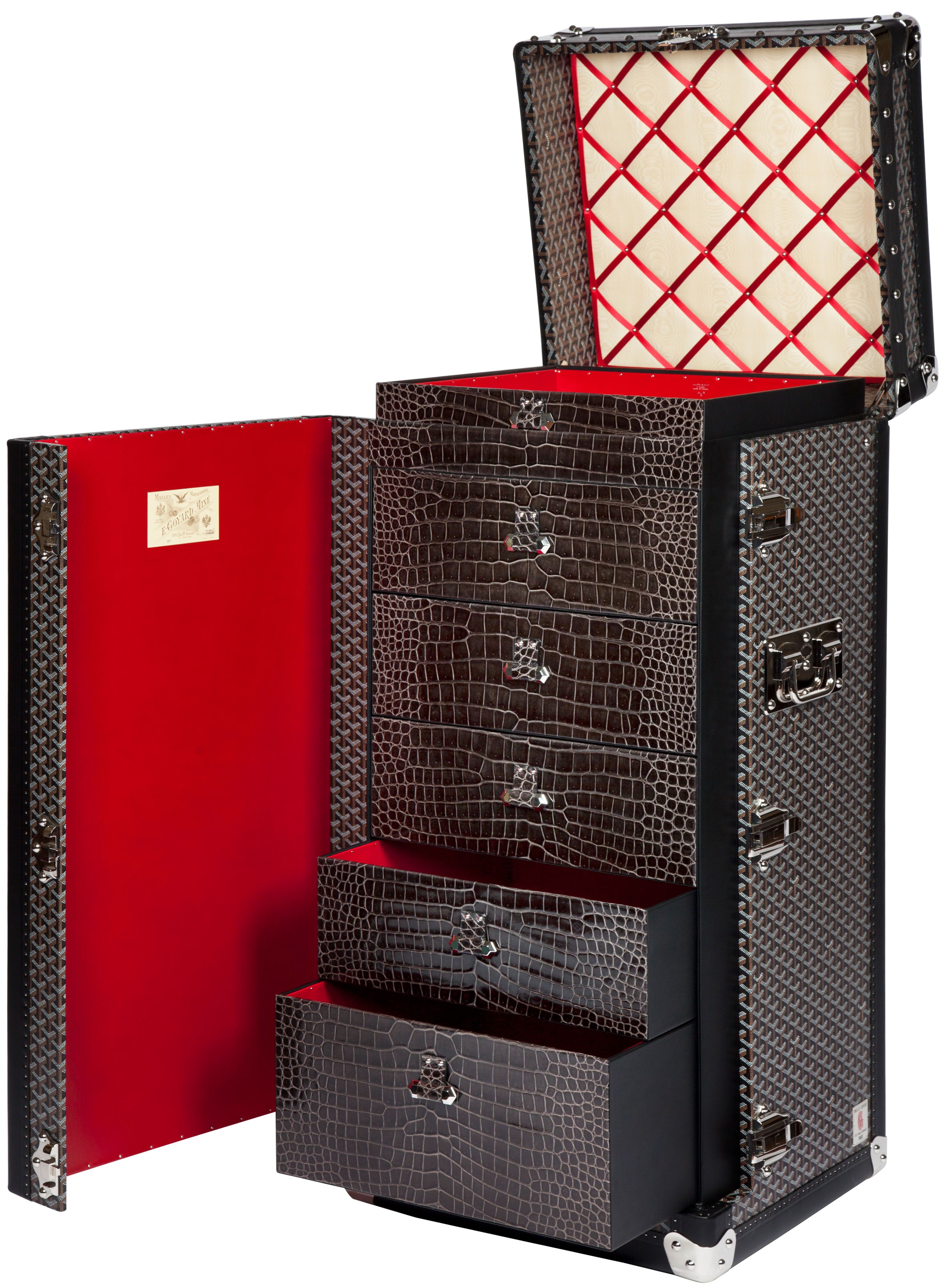 Luxury travel pairs perfectly with Goyard. Known for their incredible