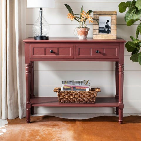 console table with basket containing mail console table with basket containing mail
