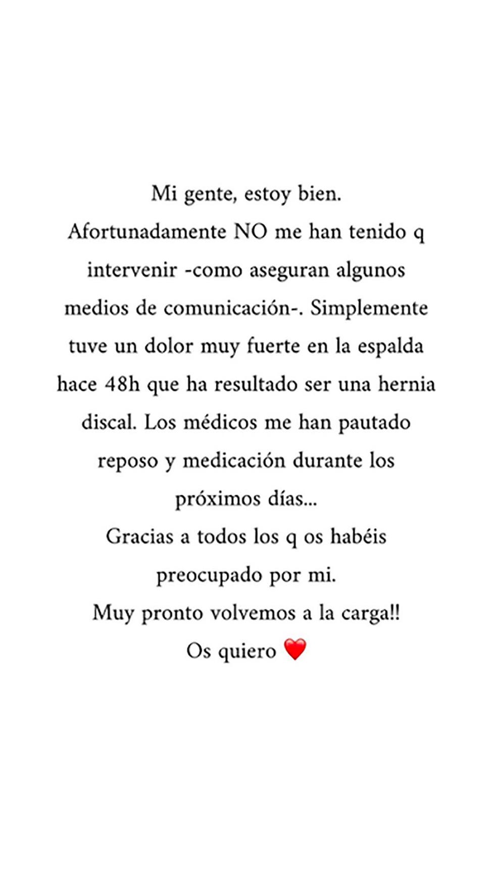 maú comunicado