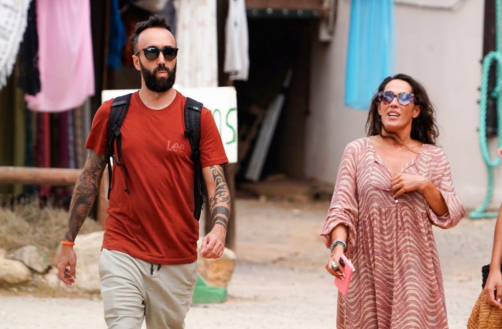 malu junto a su nuevo novio, angel el turco, en ibiza