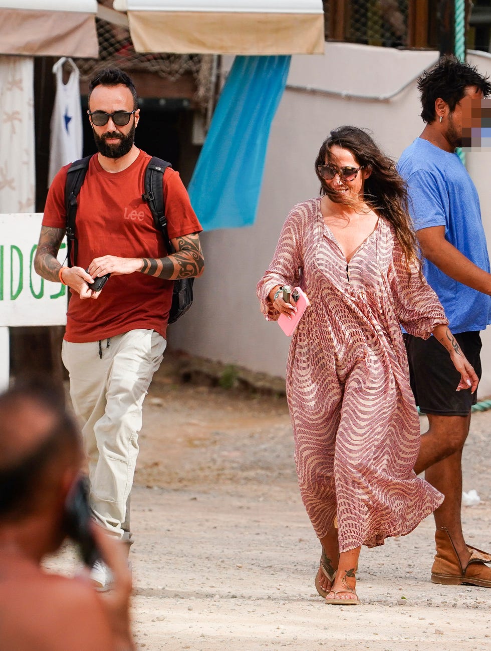 malu junto a su nuevo novio, angel el turco, en ibiza