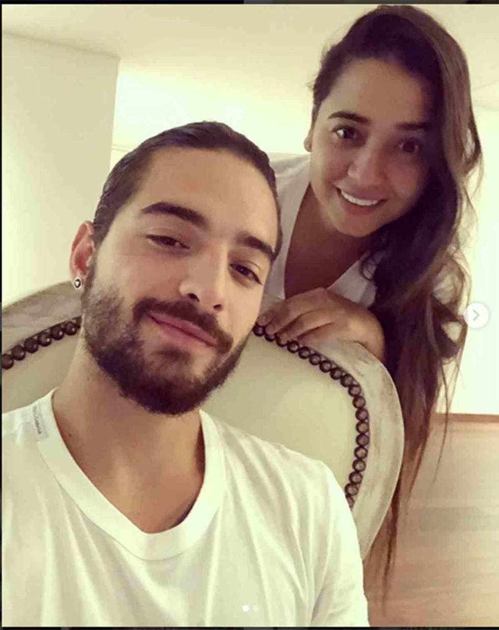 Maluma y su hermana Manuela