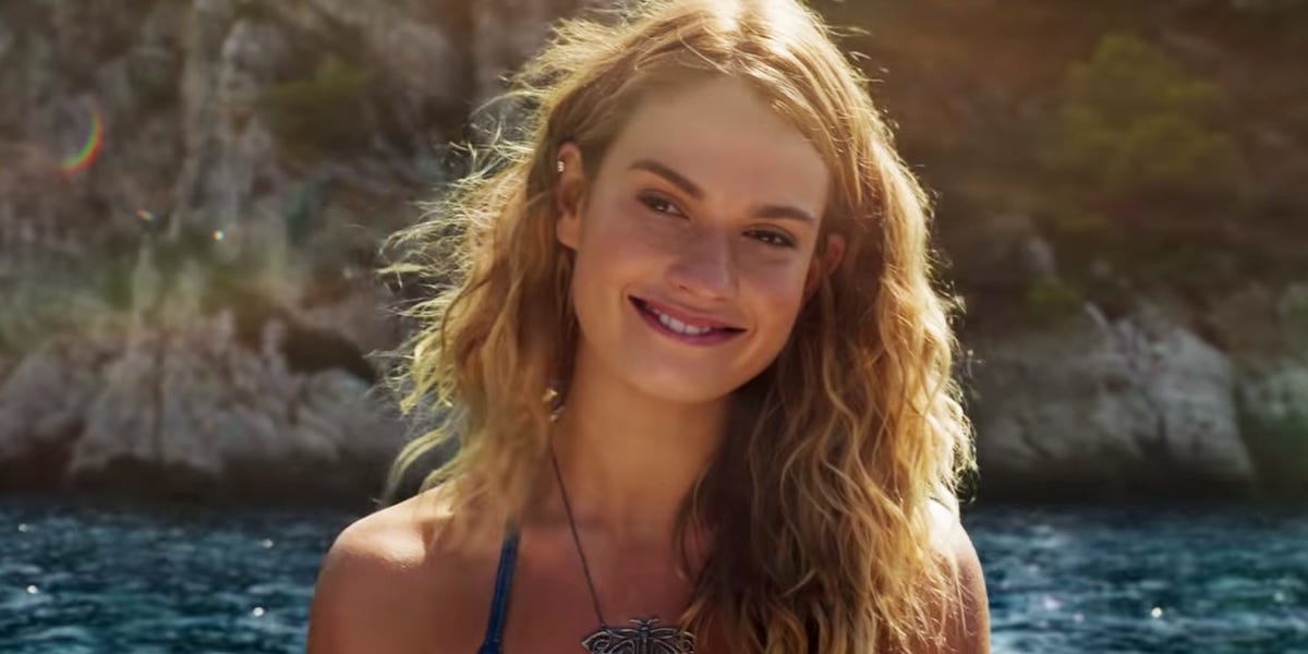 Pin by ariadna on mamma mia  Mamma mia, Lily james, Mama mia