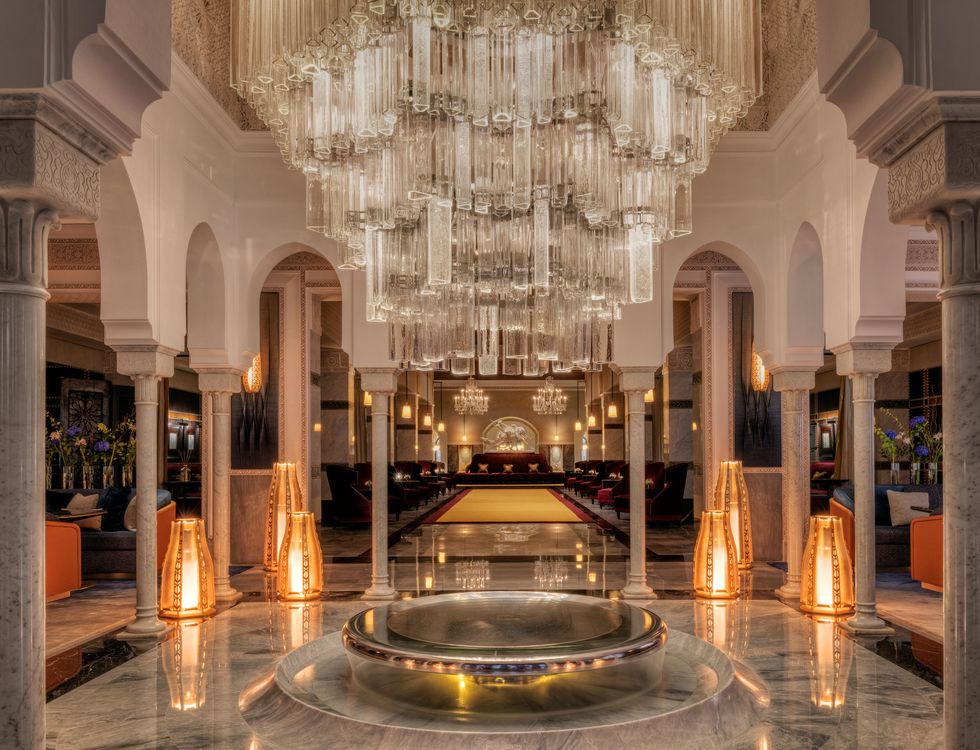 la mamounbia hotel marrakech salon de the morocco