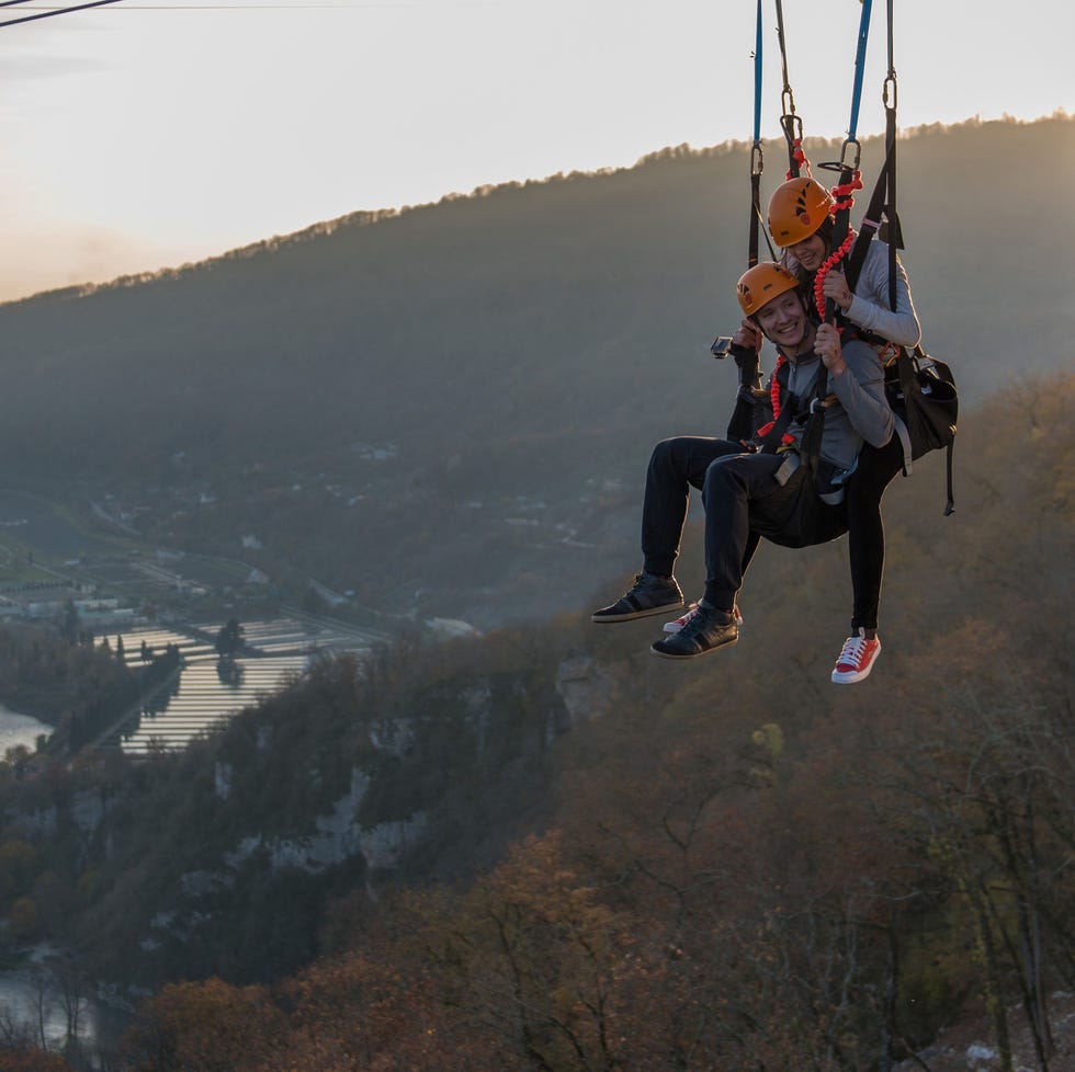 World's highest rope swing opens in Sochi's Skypark world's highest rope swing opens in sochi's skypark