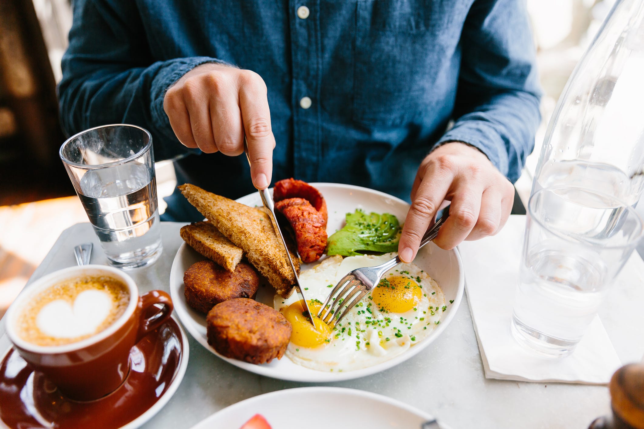 high protein breakfast diner breakfast