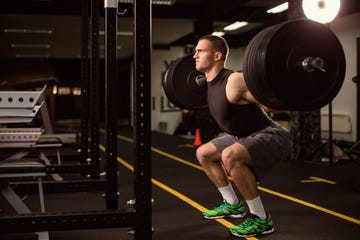 man exercise at the gym