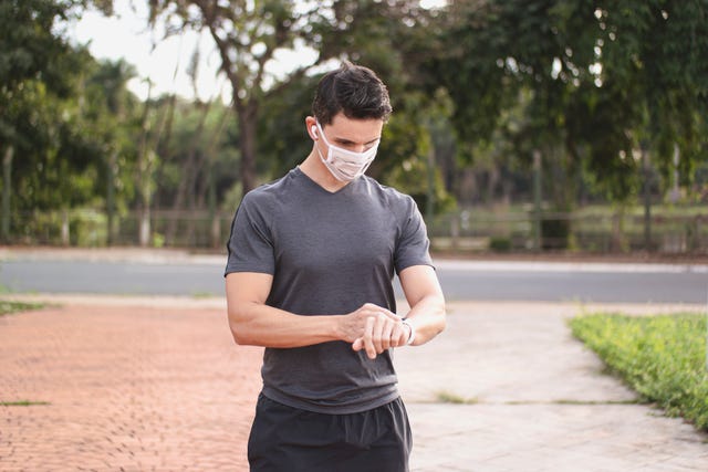 man exercising outdoor