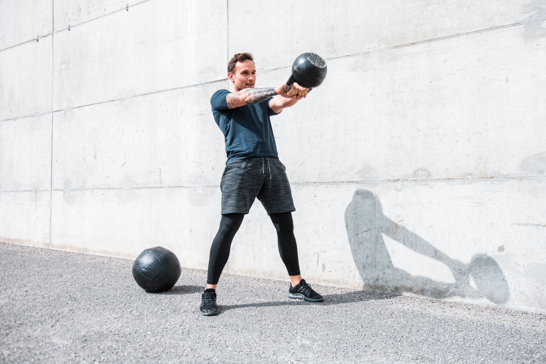 Workouts discount using kettlebells