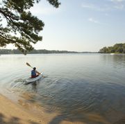rare brain eating amoeba case in iowa lake man kayaking in lake
