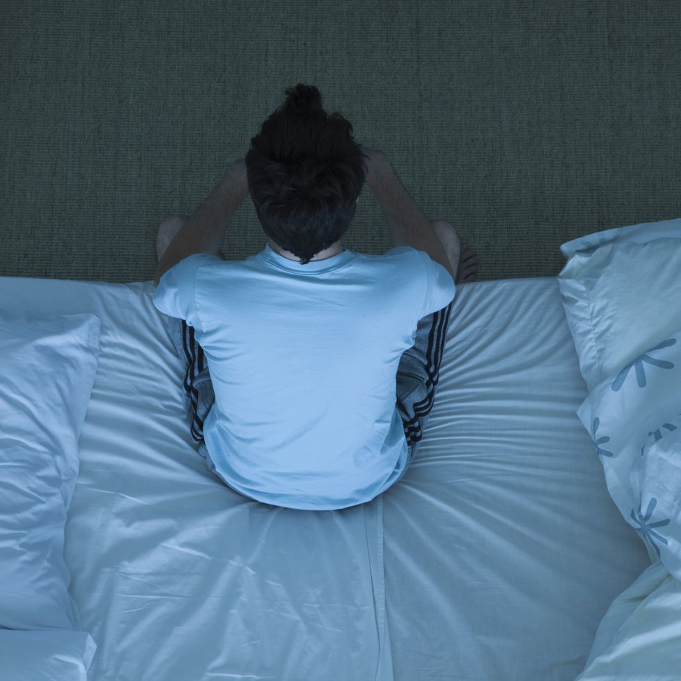 signs of anxiety: disrupted sleep