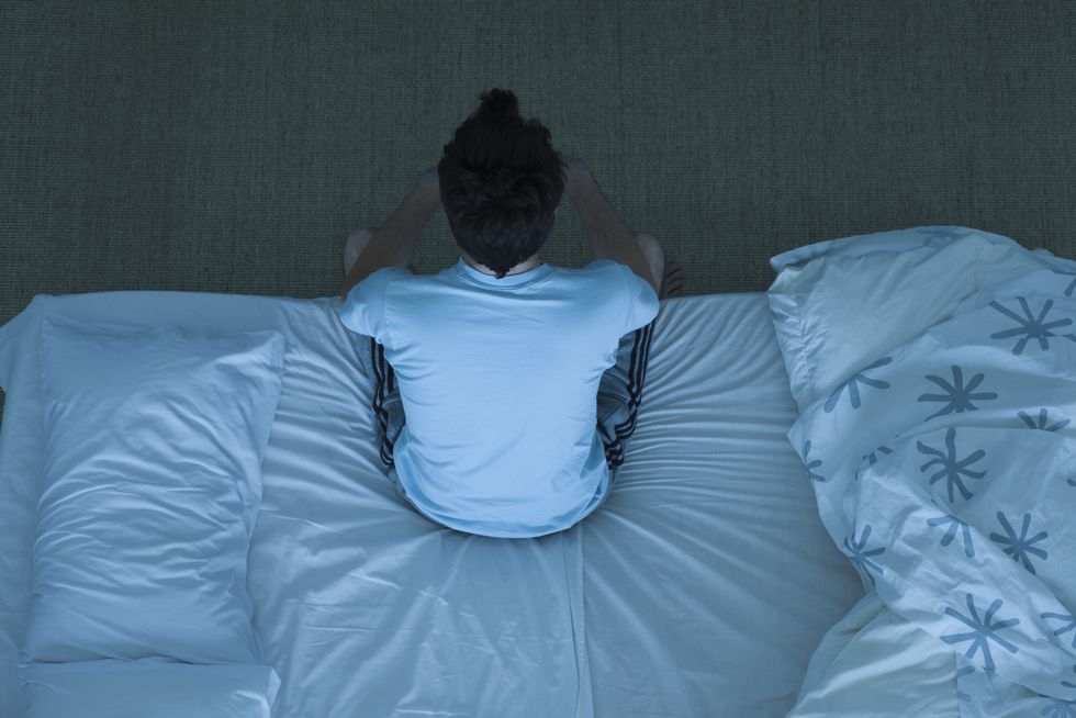 signs of anxiety: disrupted sleep