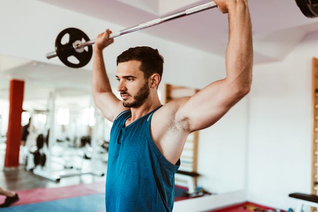 Barbell Shoulder Press упражнение