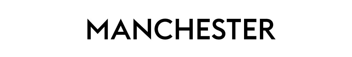 text display of the word manchester
