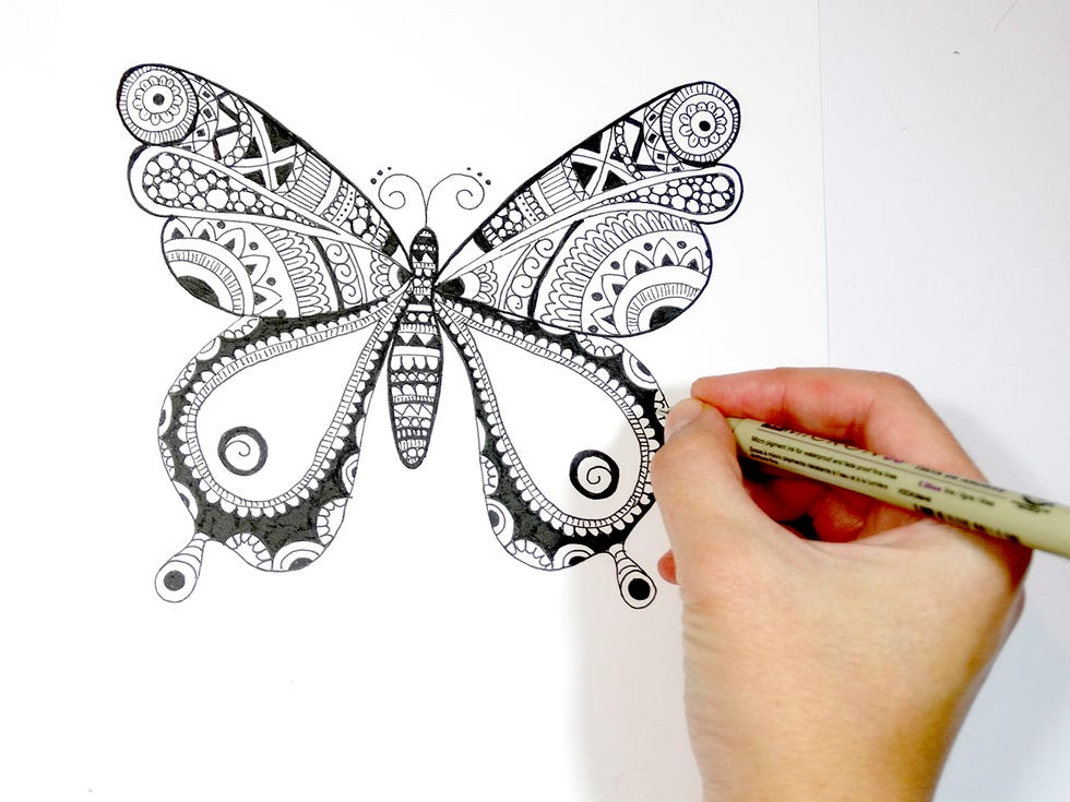 pintar mandalas, un hobbie diy