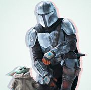 the mandalorian pedro pascal and the child in the mandalorian, season two © 2020 lucasfilm ltd  tm all rights reserved
