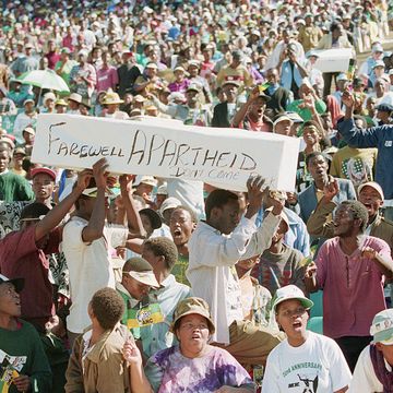 mandela supporters against apartheid