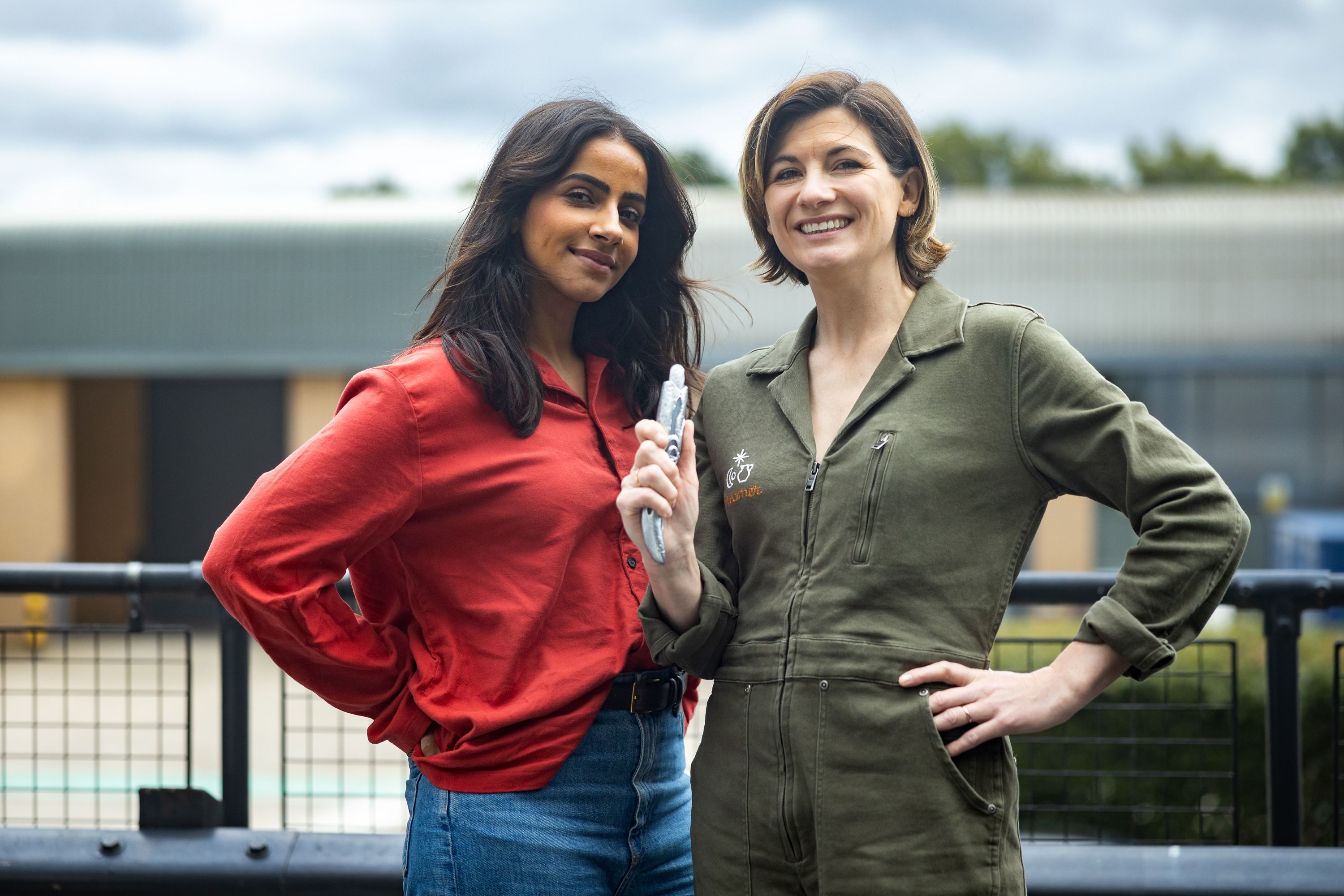 Jodie Whittaker and Mandip Gill make Doctor Who return