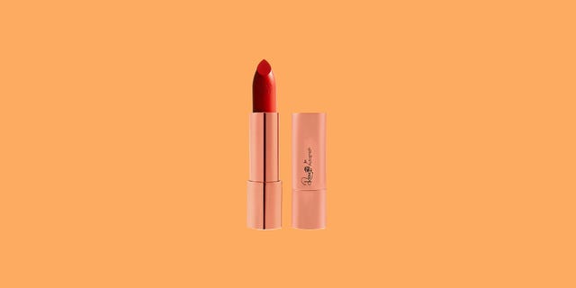 Lipstick, Red, Cosmetics, Orange, Beauty, Lip care, Lip, Peach, Tints and shades, Lip gloss, 