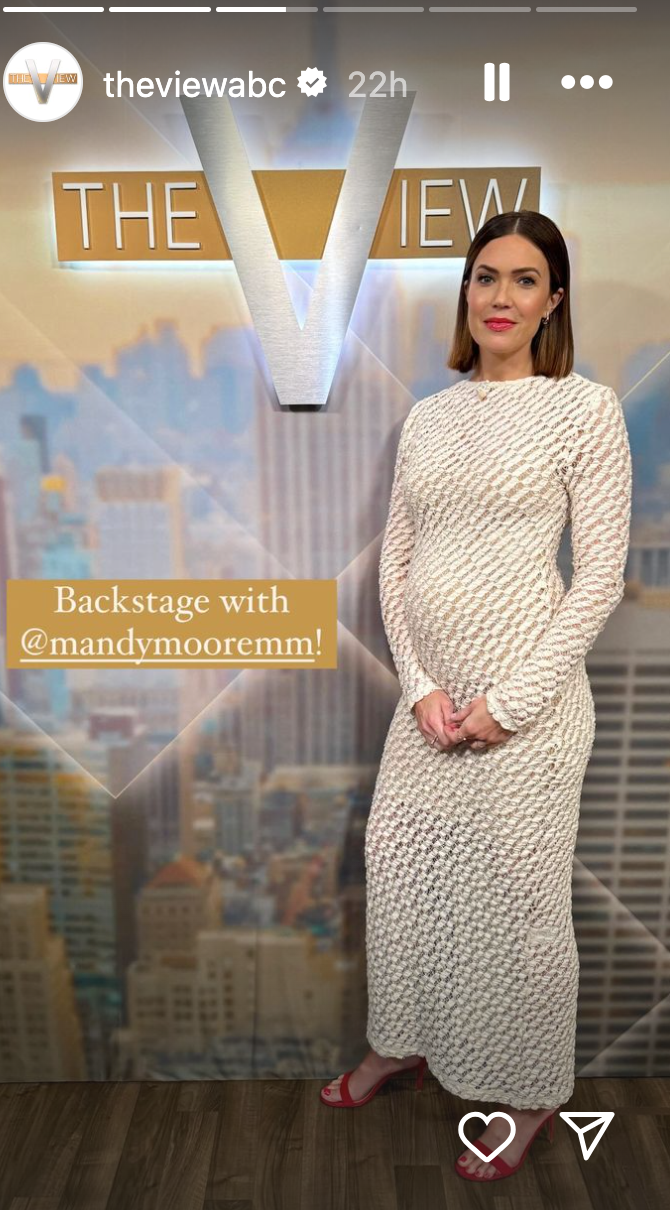 mandy moore this is us 2024 the view lace dress