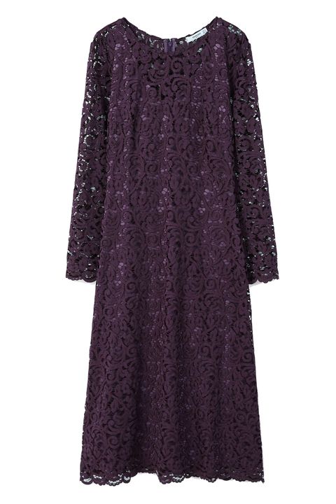 Clothing, Violet, Dress, Purple, Sleeve, Day dress, Cocktail dress, Magenta, A-line, Outerwear, 