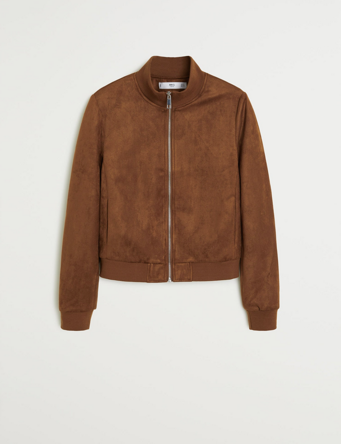Clothing, Outerwear, Jacket, Brown, Tan, Sleeve, Leather, Leather jacket, Beige, Suede, 