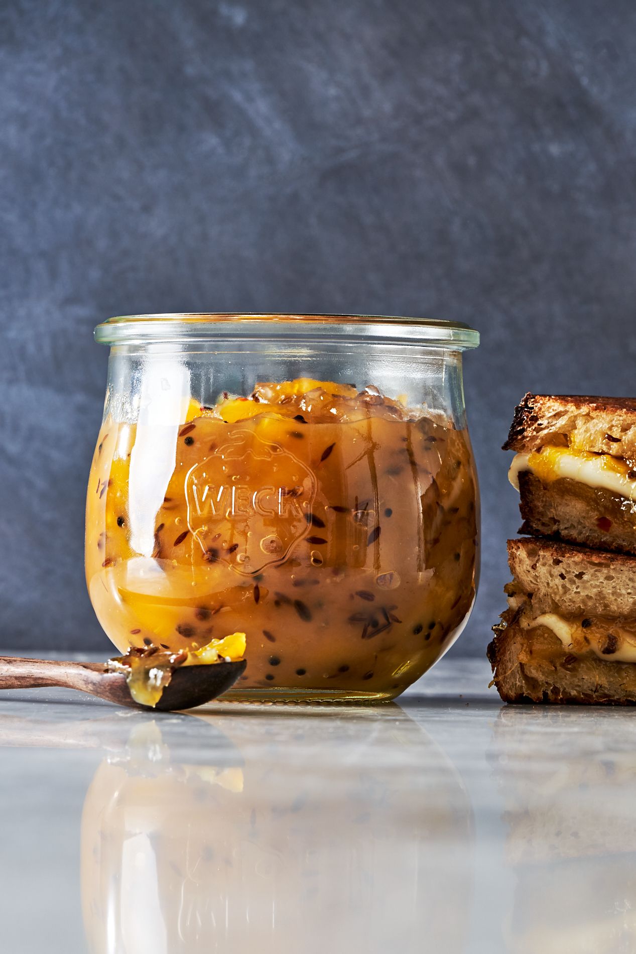 Dessert Chia with mango and quince / Desserts in jars / Products / Fit Cake  Warsaw Ursynow