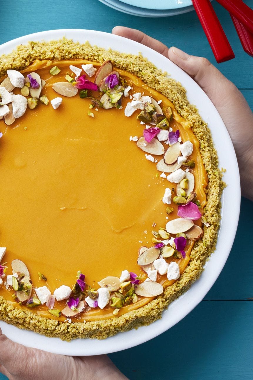 mango sorbet pie