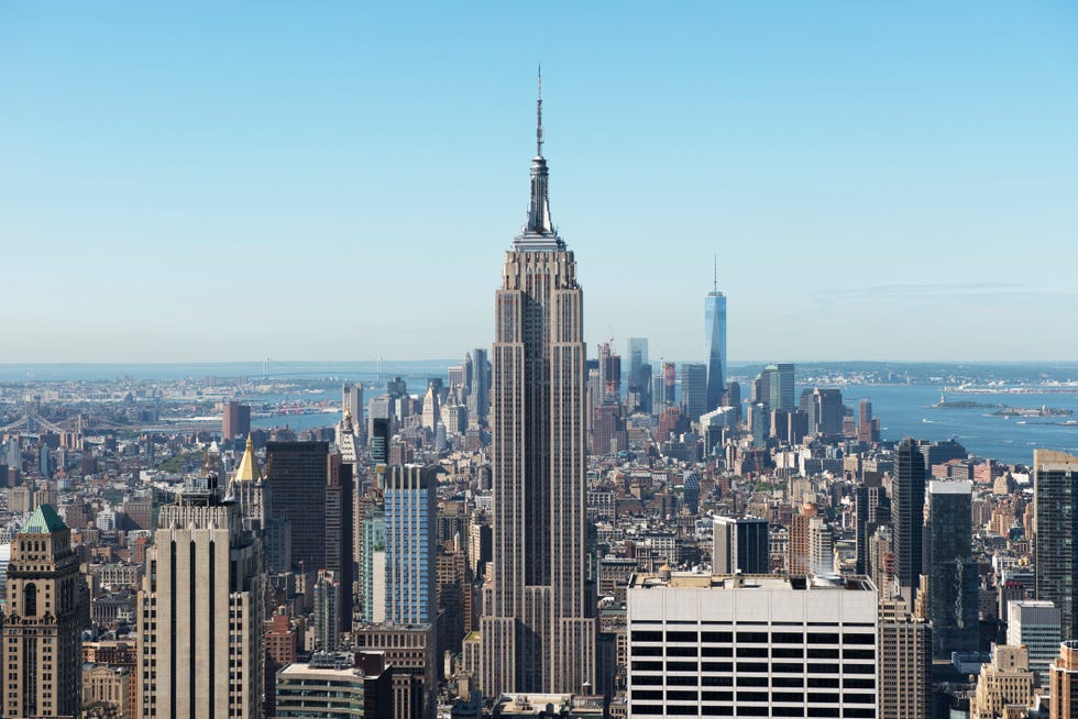 manhattan skyline, new york, usa