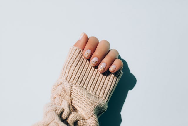 manicura francesa glittler
