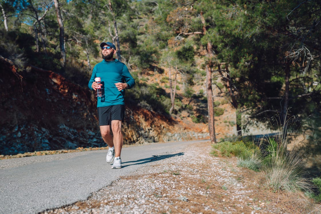 finding freedom a man's emotional journey through mountain running athlete male is jogging