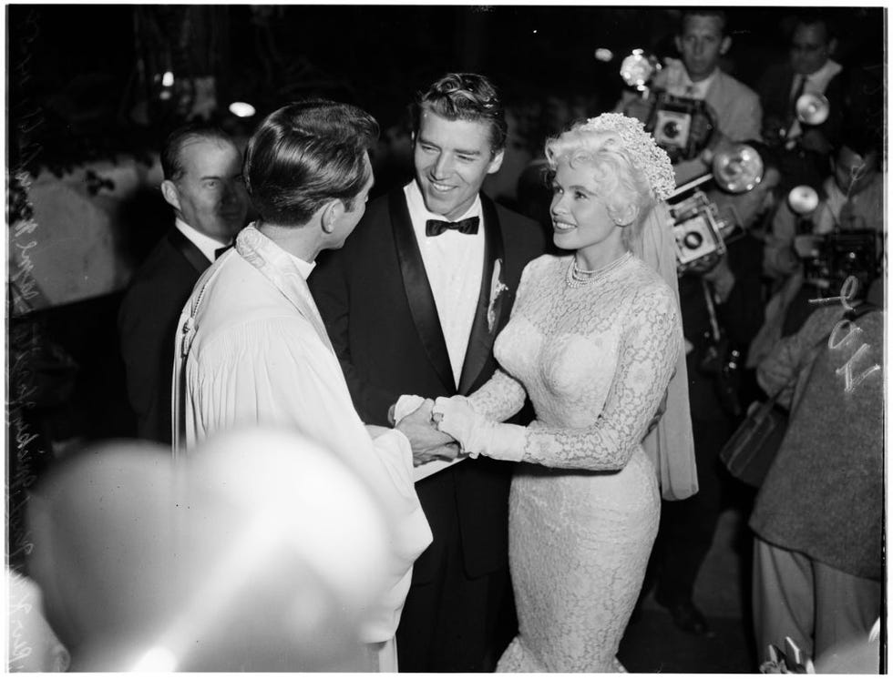 Mansfield -- Hargitay wedding, 1958