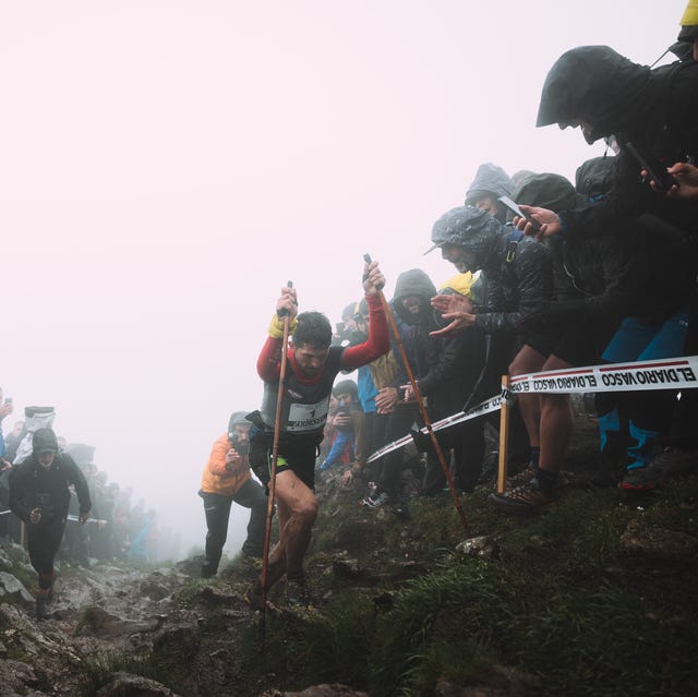 Manu Merillas durante la Zegama Aizkorri manu merillas durante la zegama aizkorri del año 2023