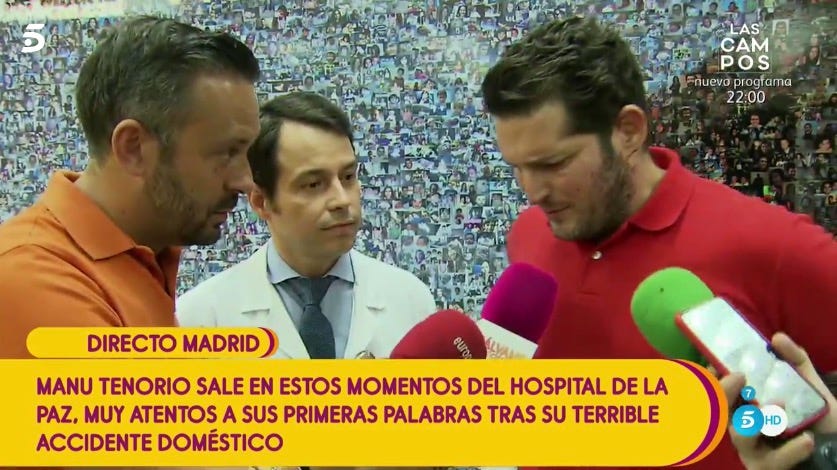 Manu Tenorio alta médica
