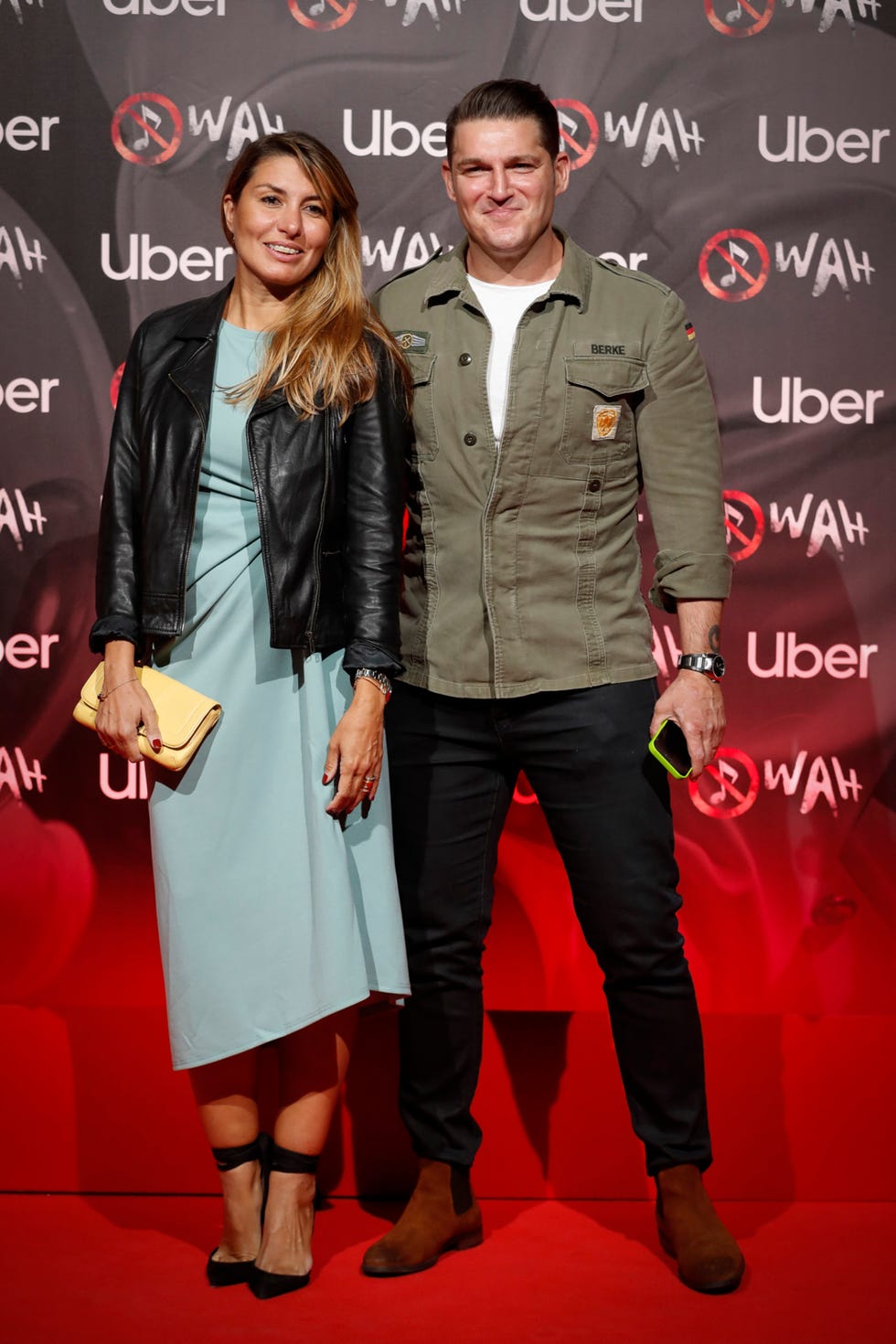 manu tenorio y silvia salas en el estreno de 'wah'