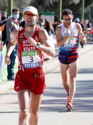 manuel bermudez en los 10000 metros marcha