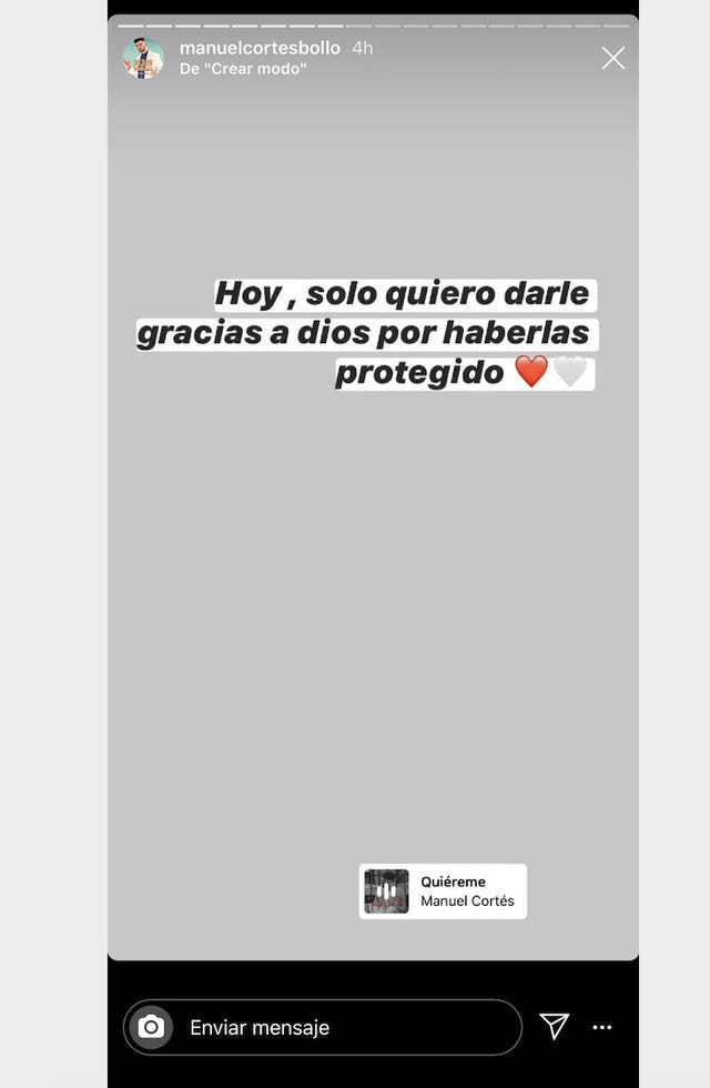 manuel cortés, hijo de raquel bollo, anuncia el nacimiento de junquera, su primera hija