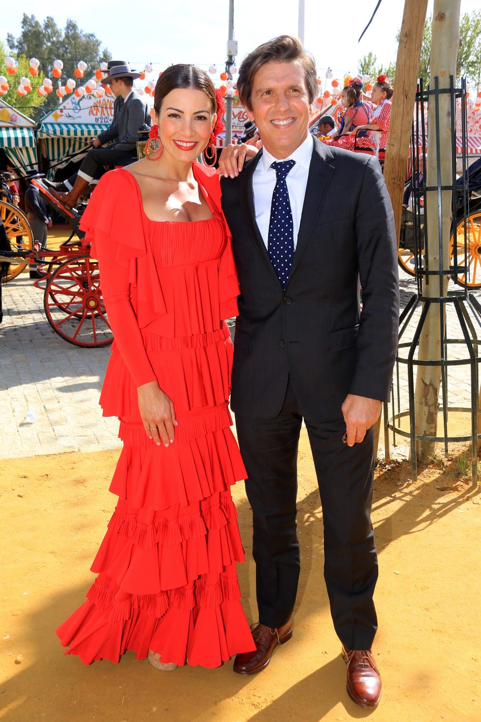 Manuel Díaz El Cordobés y su mujer Virginia Troconis