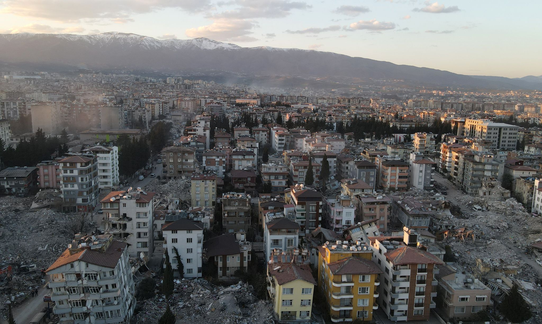 aftermath of the earthquakes in hatay