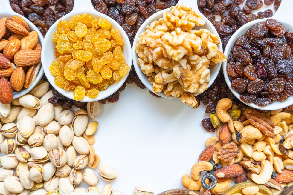 frutta essiccata sana frutta normale