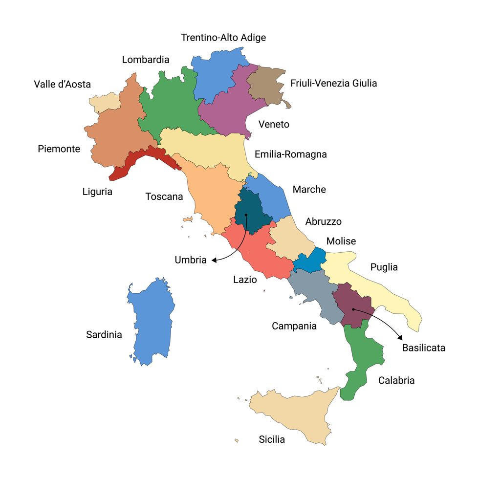 プーリア　イタリア　地図