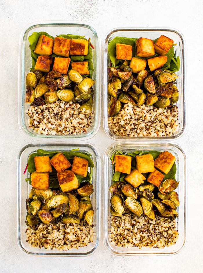 Basic Meal Prep For Daily Vegetarian Lunches + Recipes - Cook Republic