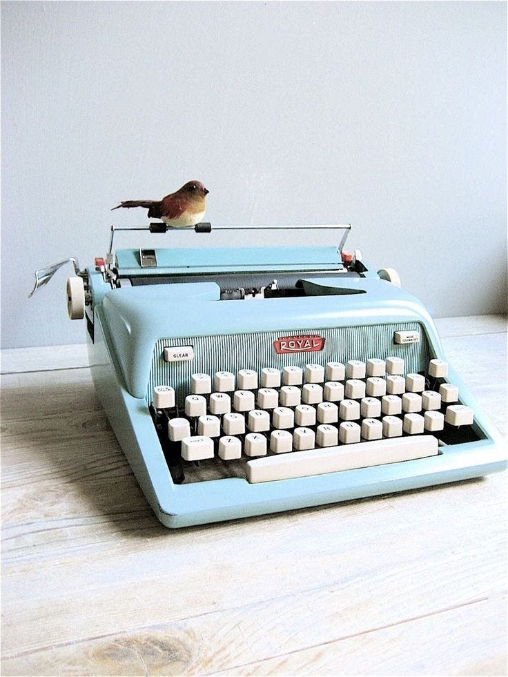 Máquina de escribir antigua