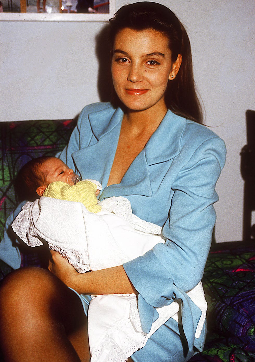 Mar Flores con su hijo Carlo