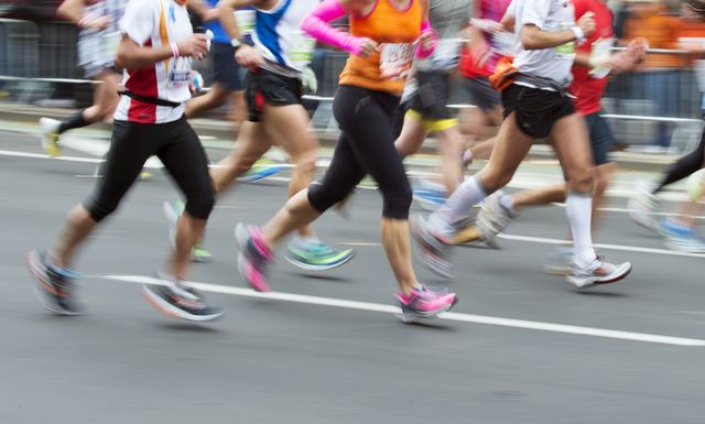 NY Marathon along First Avenue
