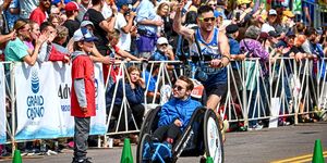 wheelchair marathon world record