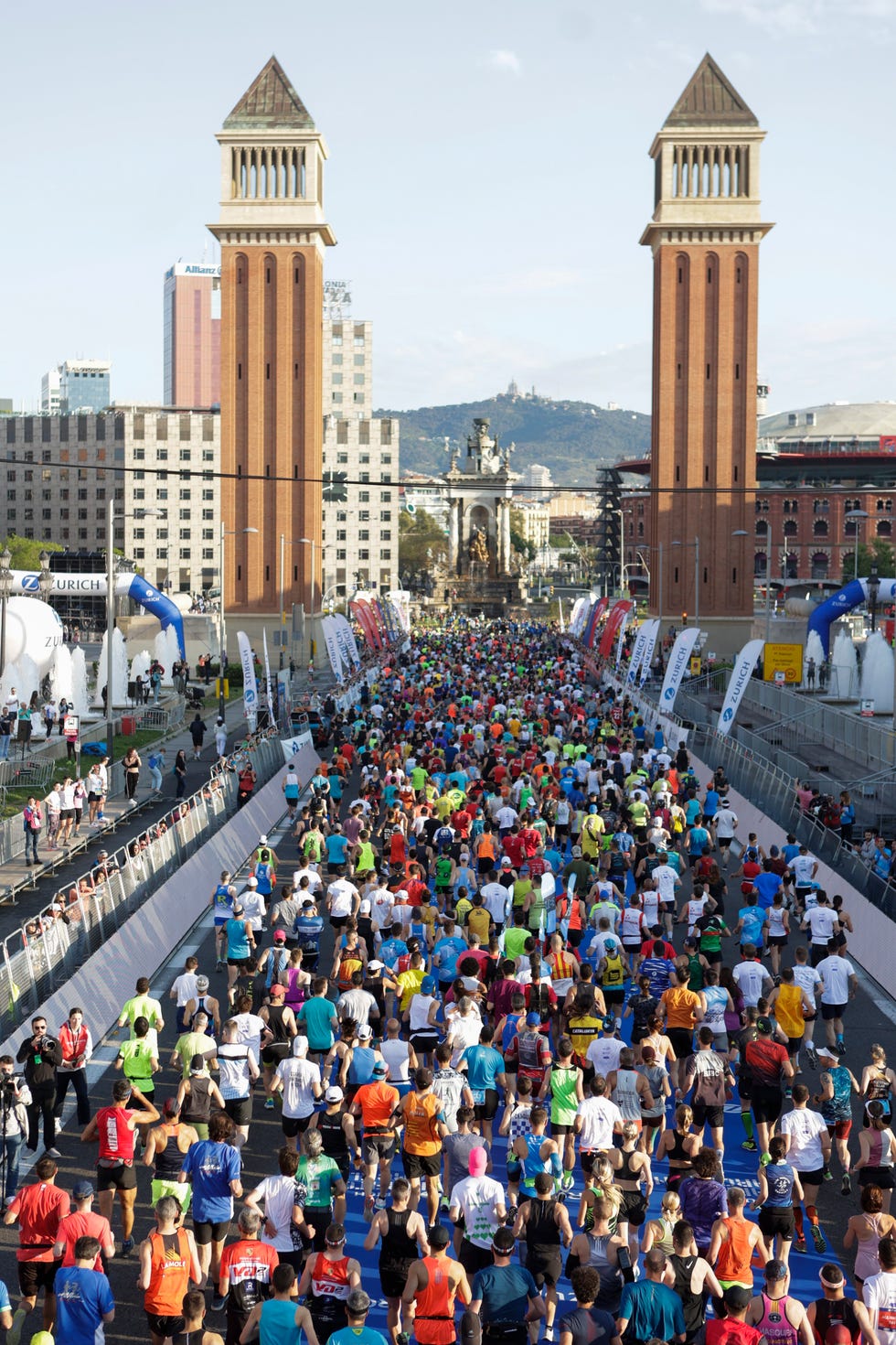 participantes en la maraton de barcelona