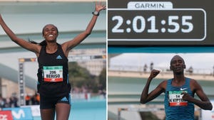 amane beriso y kelvin kiptum, ganadores del maratón de valencia 2022