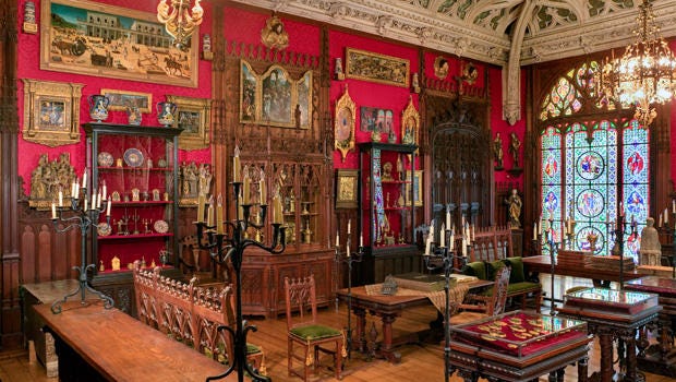 Marble House Gothic Room