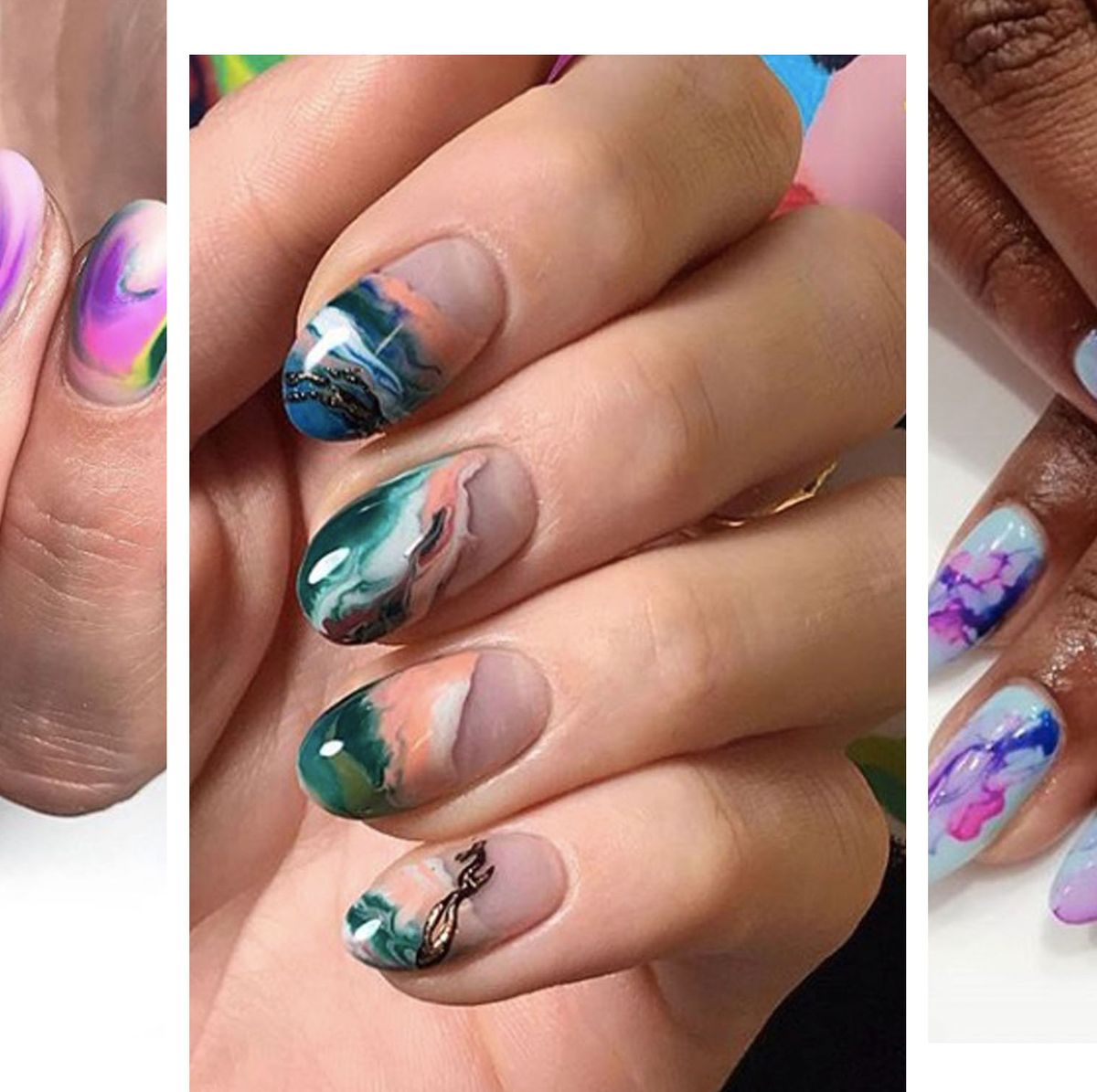 Marble Nails - 15 Of Instagram'S Most Mesmerising Designs